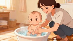 家長要定期幫助孩子清潔肌膚